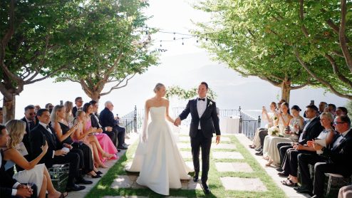 Wedding Films 9 Couple at their Chateau Okanagan Wedding Ceremony filmed my Kismet Creative Wedding Films